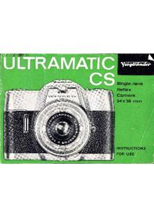 Voigtlander Ultramatic manual. Camera Instructions.